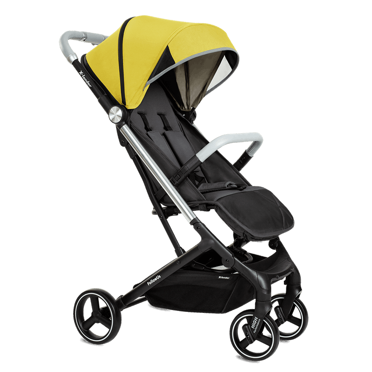 X-Lander X-Follow - lekki wózek spacerowy-Sollar Yellow