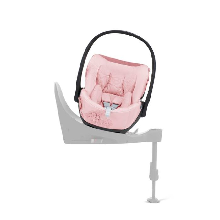 Cybex Cloud T i-Size Fashion Collections - fotelik 45 - 87 cm z bazą T-Simply Flowers Pale Blush