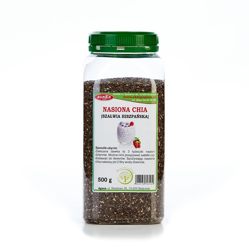 Chia Szałwia Hiszpańska 500g - słoik