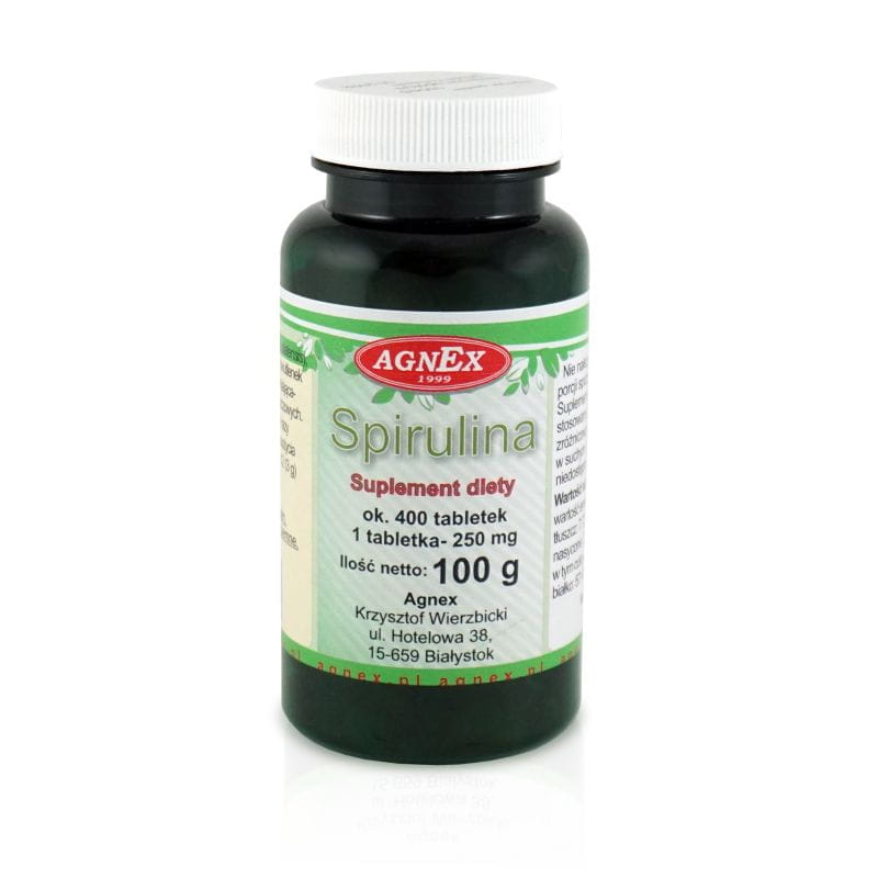 Spirulina tabletki 100g (ok. 400 szt)