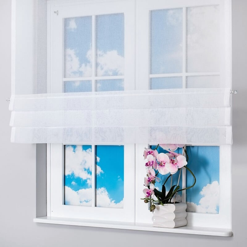 Firany panele batyst biały - Alena Firany