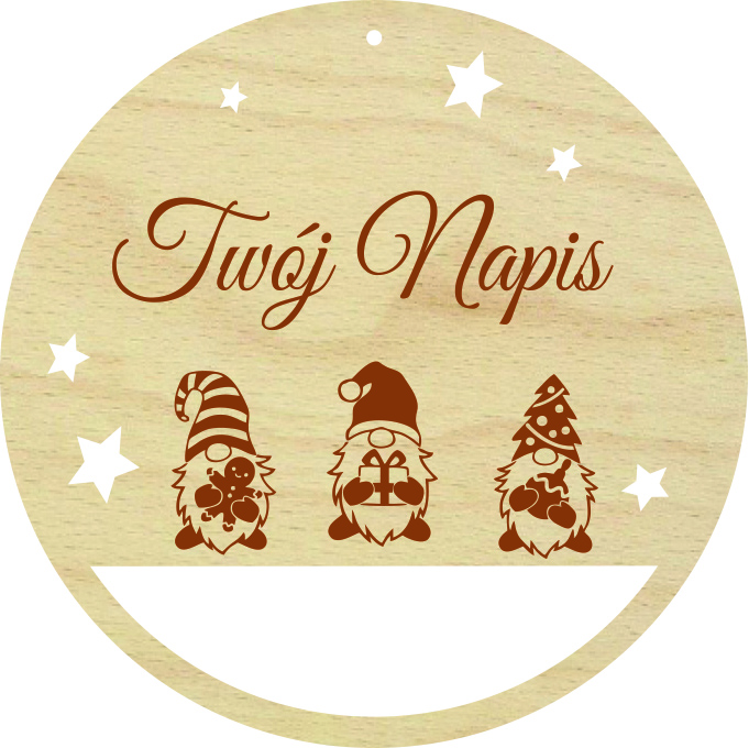 Kalendarz adwentowy tabliczka obręcz baza makrama grawer personalizacja IMIĘ zawieszka świeta Boże Narodzenie