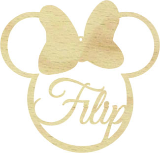 Obręcz koło do łapacza snów, makramy dla Dziewczynki z imieniem Myszka Minie 25cm