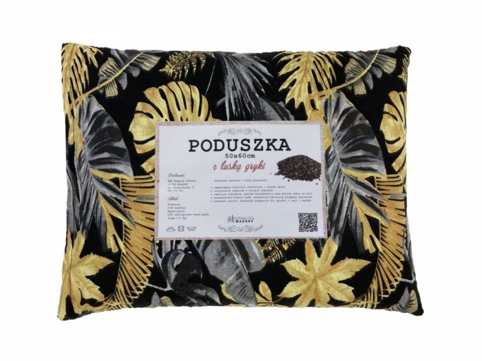 Poduszka z łuską gryki 50x60 wz. 5 tropikalny