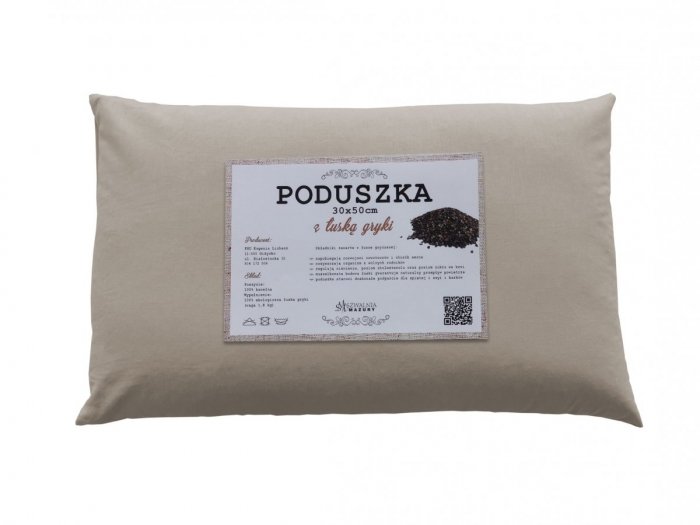 Poduszka z łuską gryki 30x50