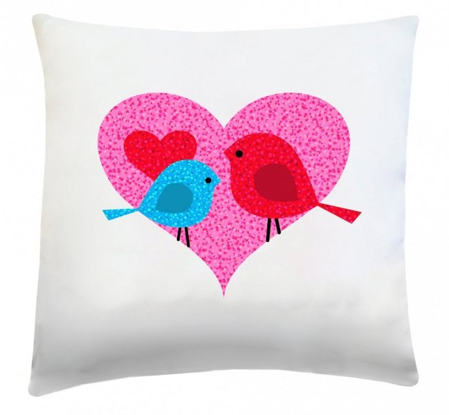 Poduszka na Walentynki 40x40 wz. Serce 08