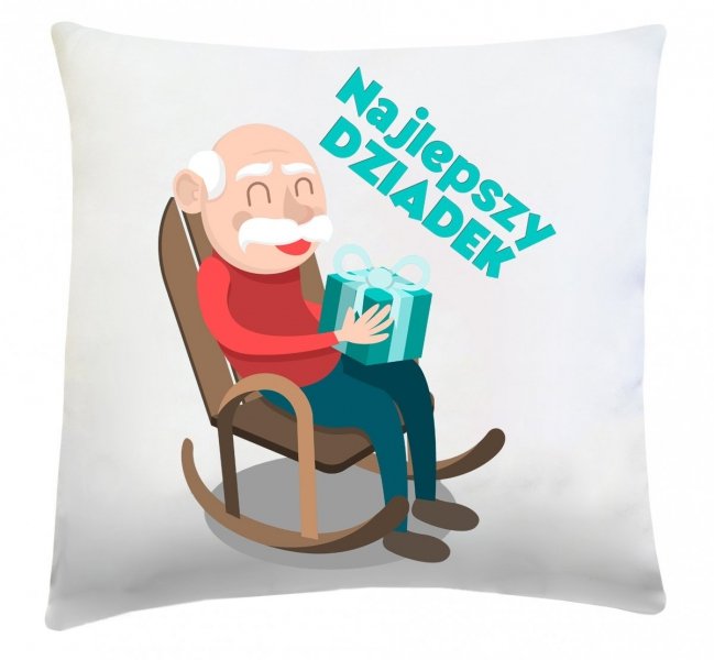 Poduszka na Dzień Dziadka 40x40 wz. 14