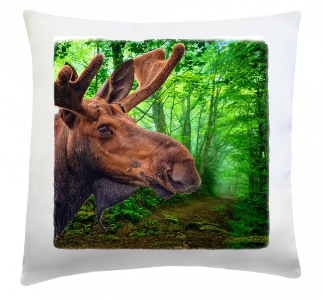 Poduszka dekoracyjna 40x40 wz. Łoś 1