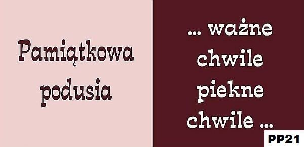 PODUSZKI NA KAŻDĄ OKAZJĘ 40x40 wz. PP21