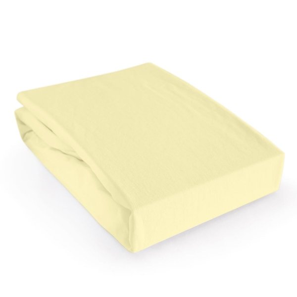 Prześcieradło ochronne na gumkę rozmiar 140x200 - krem