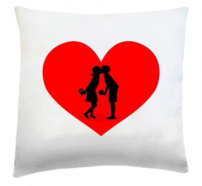 Poduszka na Walentynki 40x40 wz. Serce 04