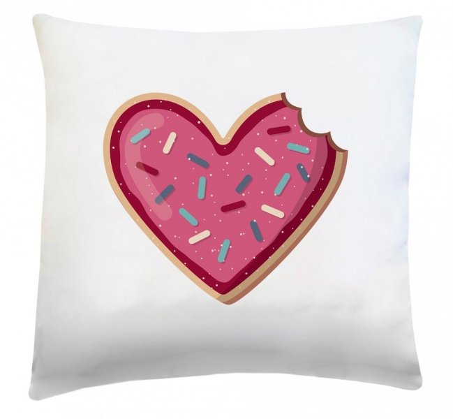 Poduszka na Walentynki 40x40 wz. Serce 21