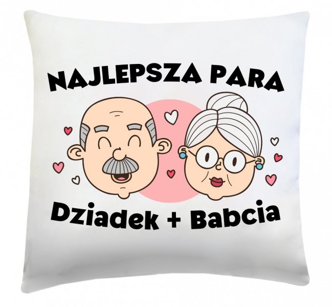 Poduszka na Dzień Babci i Dziadka 40x40 wz. 13