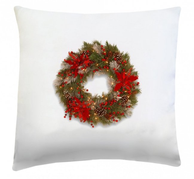 Poduszka świąteczna 40x40 wz. Stroik
