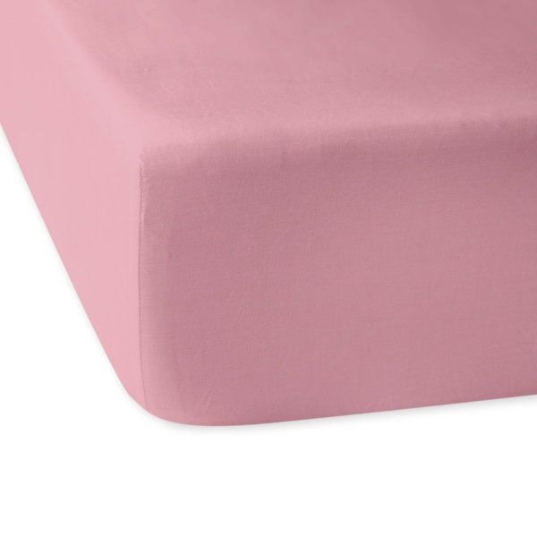 Prześcieradło satynowe z gumką 140x200 - wrzos 016