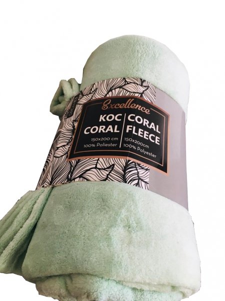 Koc z mikrofibry CORAL 150x200 wz. FLEECE201008