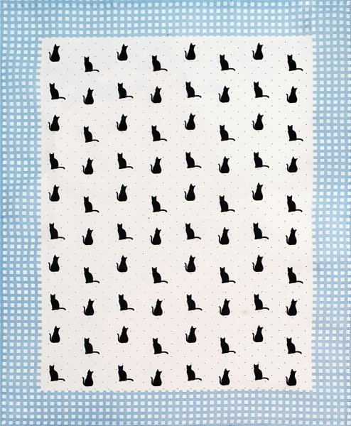 Ścierka kuchenna Grecja 50x65cm 100% bawełna wz. Koty niebieskie