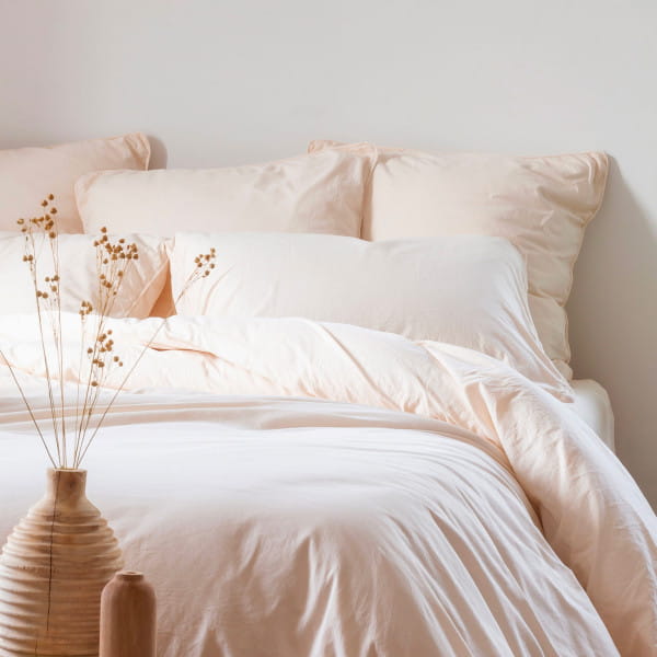 poszwa SOUFLE vanilia bawełna organiczna - pościel