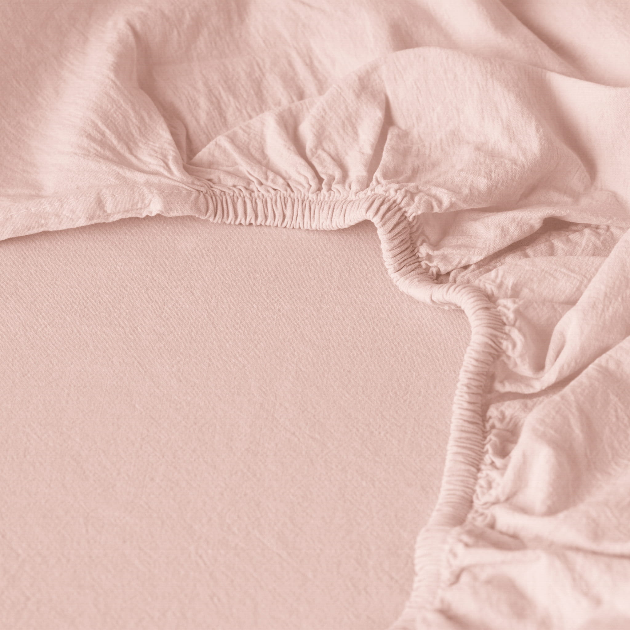 prześcieradło SOUFLE brzoskwiniowe bawełna organiczna