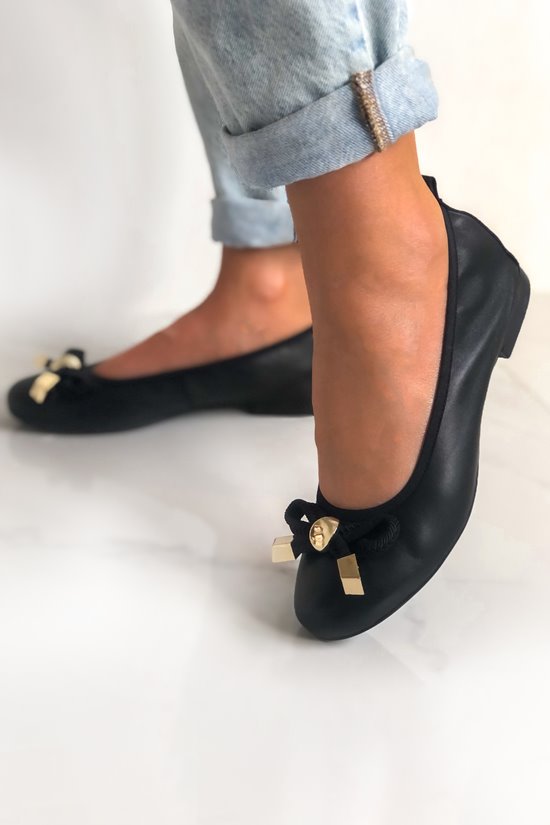 Baleriny damskie 92/84 Czarny lico