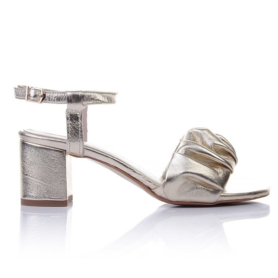 Sandały 738/75 Złoty lico