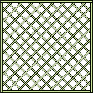 Kratka | Płot prosty - prześwit 110 - różne wymiary