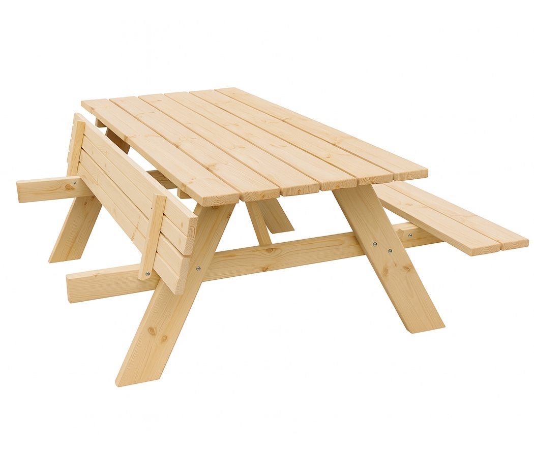 Meble ogrodowe | Stół piknikowy piwny ogrodowy grubość deski 42mm nieimpregnowany