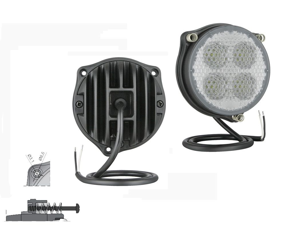 Lampa robocza LED 58° 1500lm przewód CRC5F.52020 Wesem