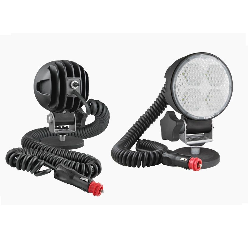 Lampa robocza LED 58° 1000lm z uchwytem magnetycznym, przewodem spiralnym wyłącznik CRC5E.51952 Wesem