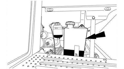 Zbiornik płynu spryskiwaczy New Holland TC 47435357 CNH