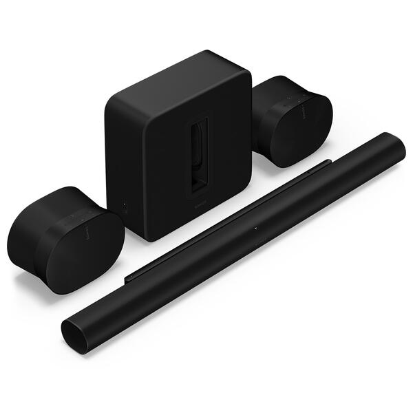 Zestaw sonos arc ultra + 2 x era 300 + sub 4