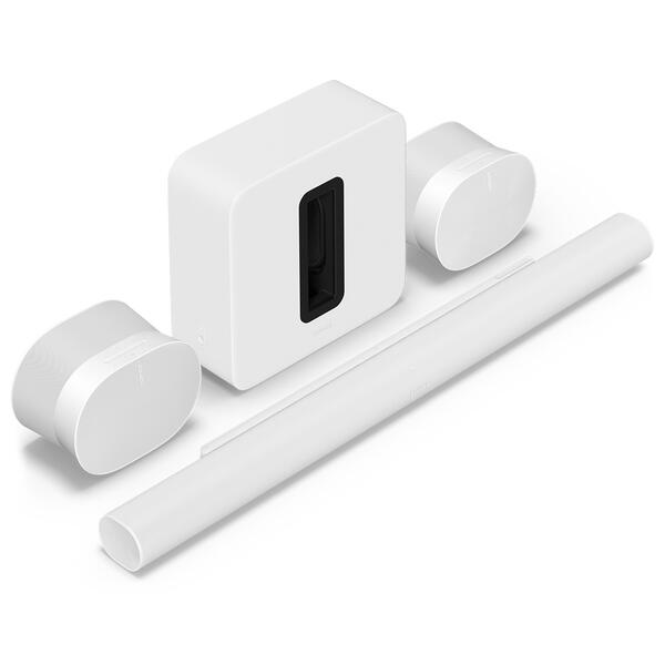 Zestaw sonos arc ultra + 2 x era 300 + sub 4