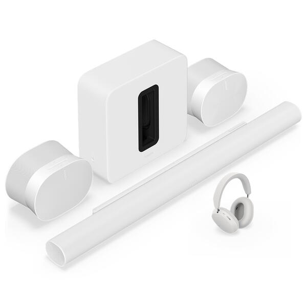 Zestaw sonos arc ultra + 2 x era 300 + sub 4 + ace