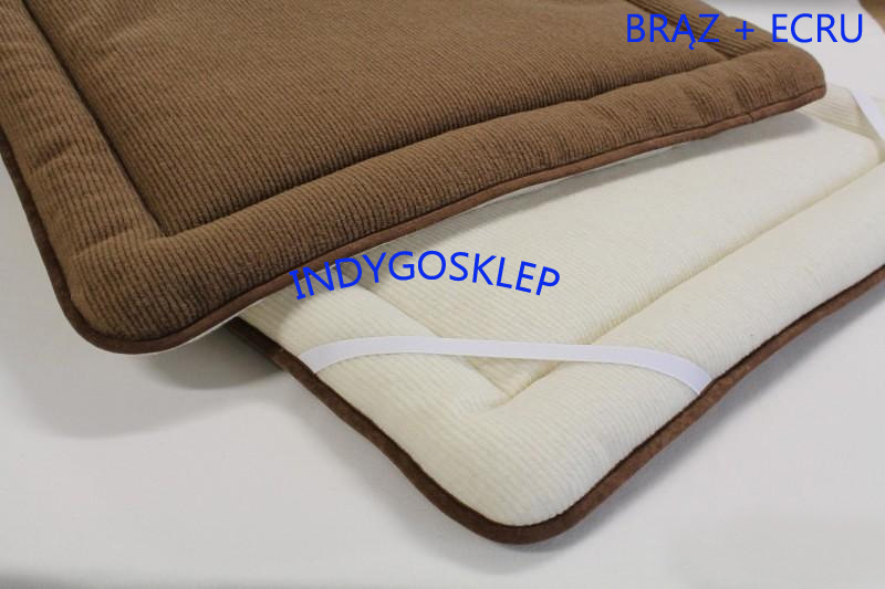 materac merynos australijski perugiano brąz/ecru 120x200 (+-5cm)