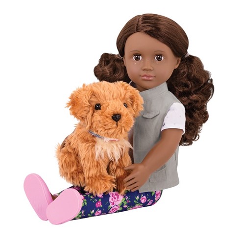 Our Generation lalka MALIA 46cm – ze szczeniakiem