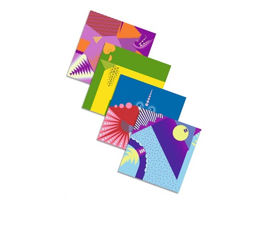 Djeco Origami DINOZAURY zestaw 24 szt