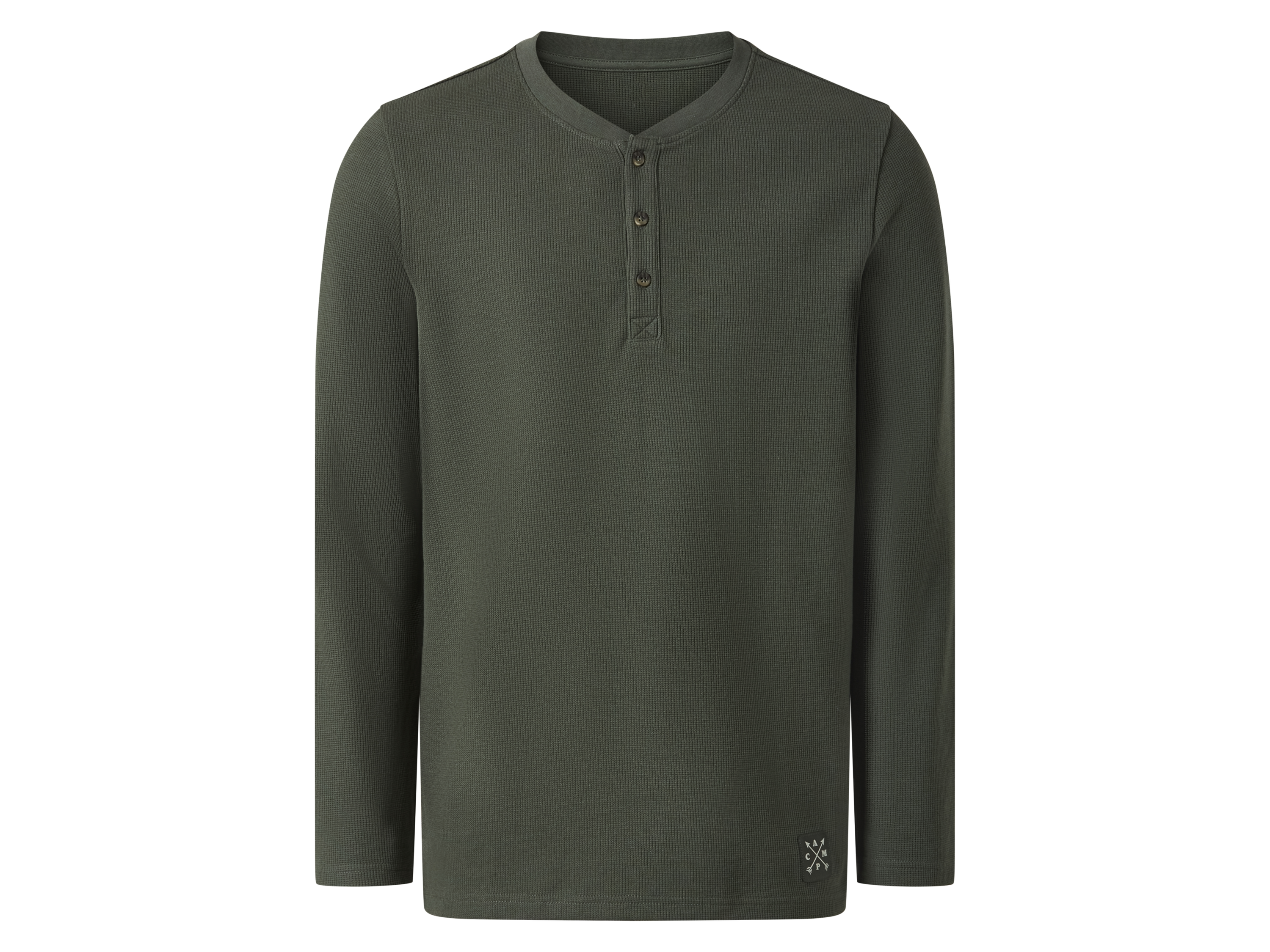 esmara Men Koszulka męska z długim rękawem Zielony, S 44/46