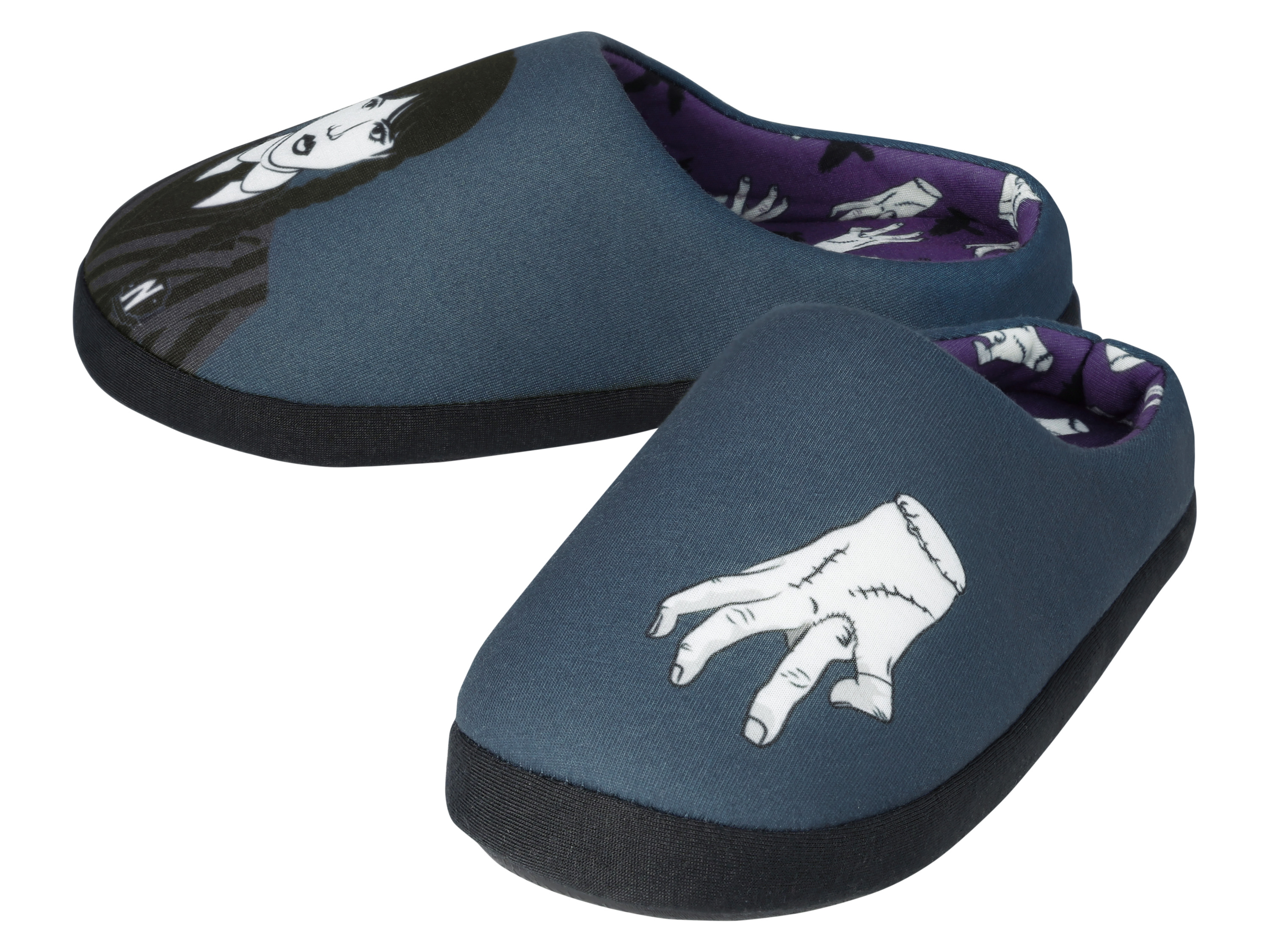 Kapcie dziecięce Wednesday Czarny, 32/33