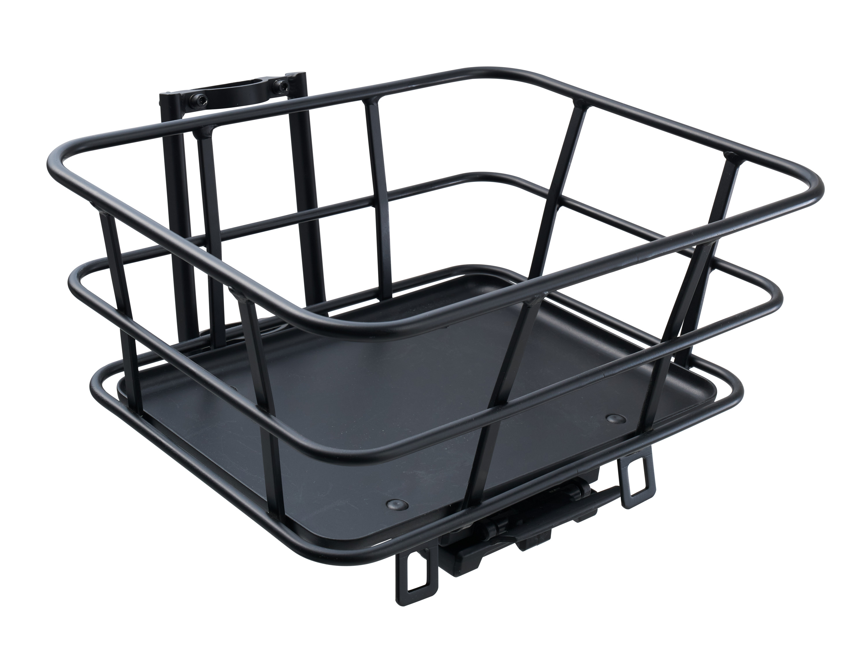 Przedni bagażnik na rower elektryczny, z koszykiem i podwójną torbą na bagażnik przedni bagażnik/koszyk rowerowy