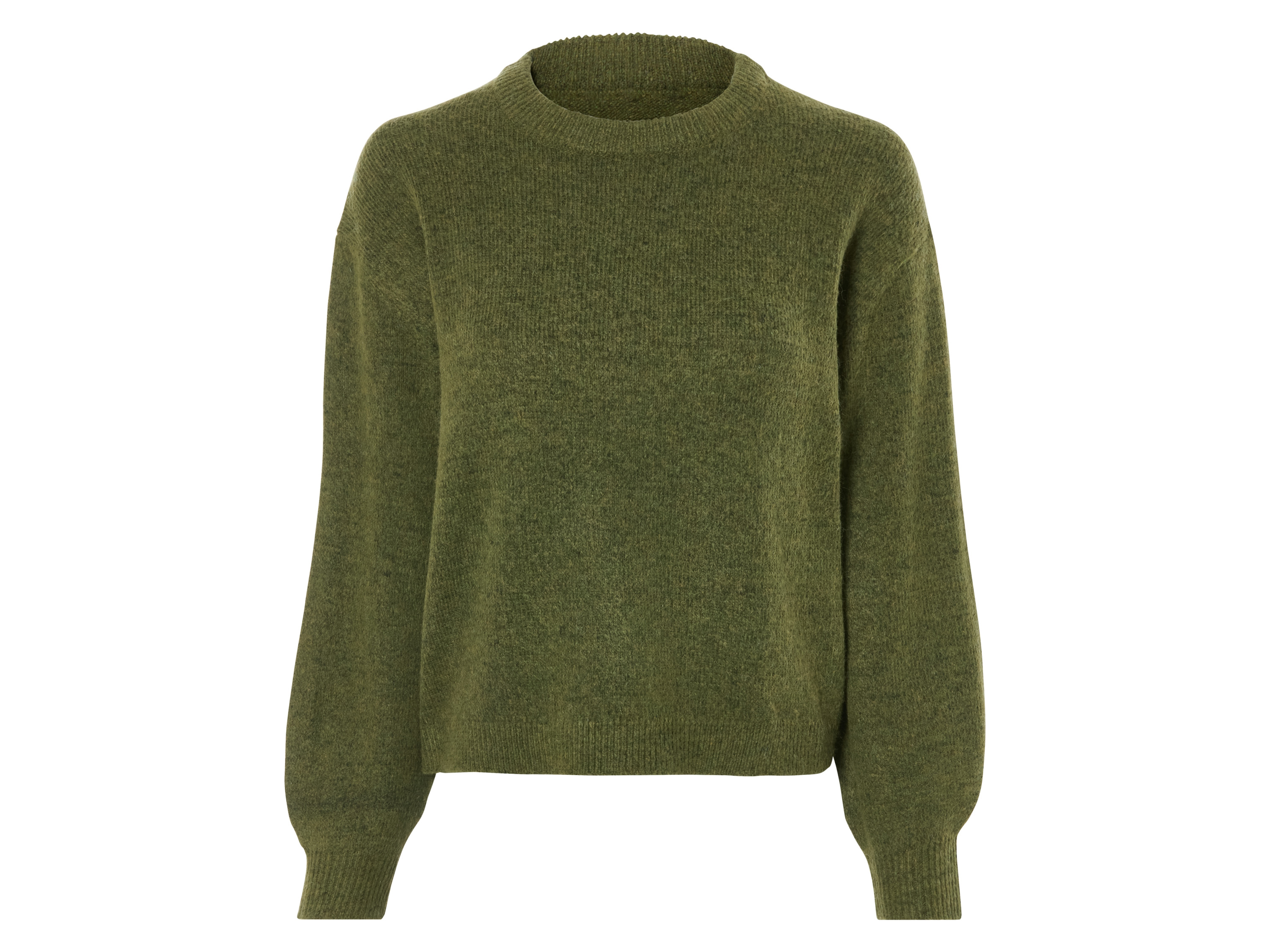 esmara Sweter damski z wełną XS 32/34, Zielony