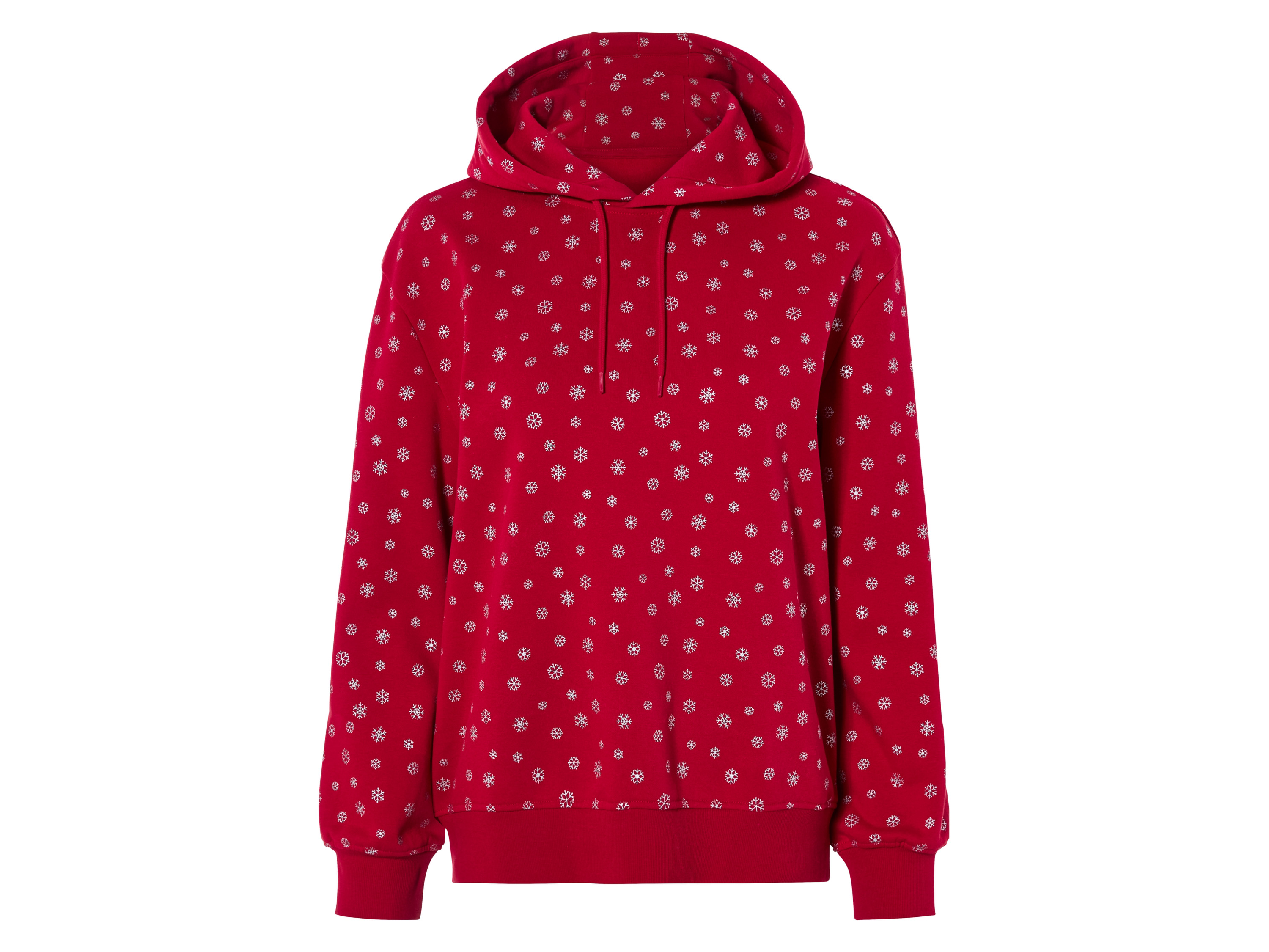 esmara Bluza dresowa damska z bawełny XS 32/34, Czerwony