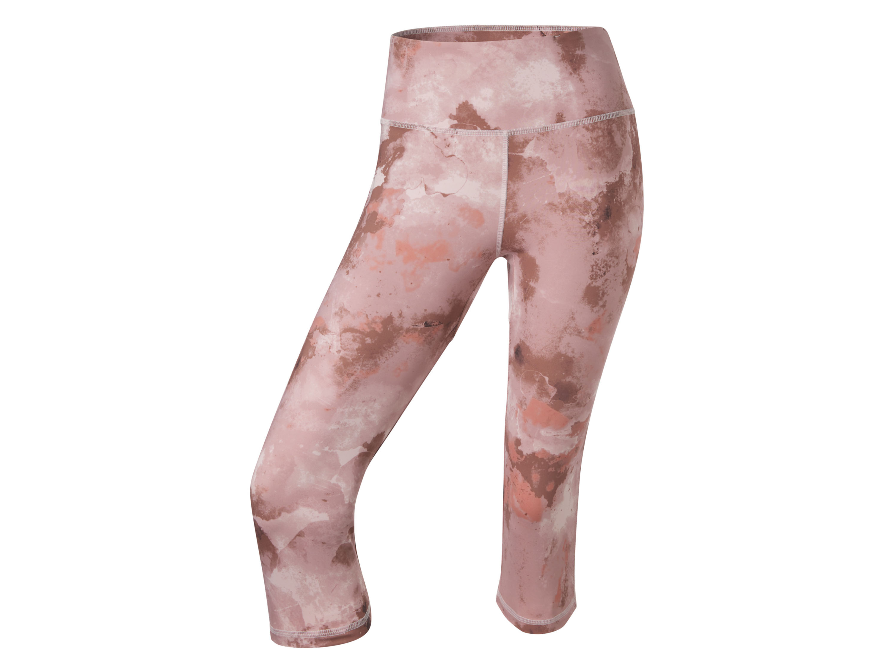 Crivit Spodnie funkcyjne damskie 3/4 z działaniem nawilżającym Różowy, S36/38