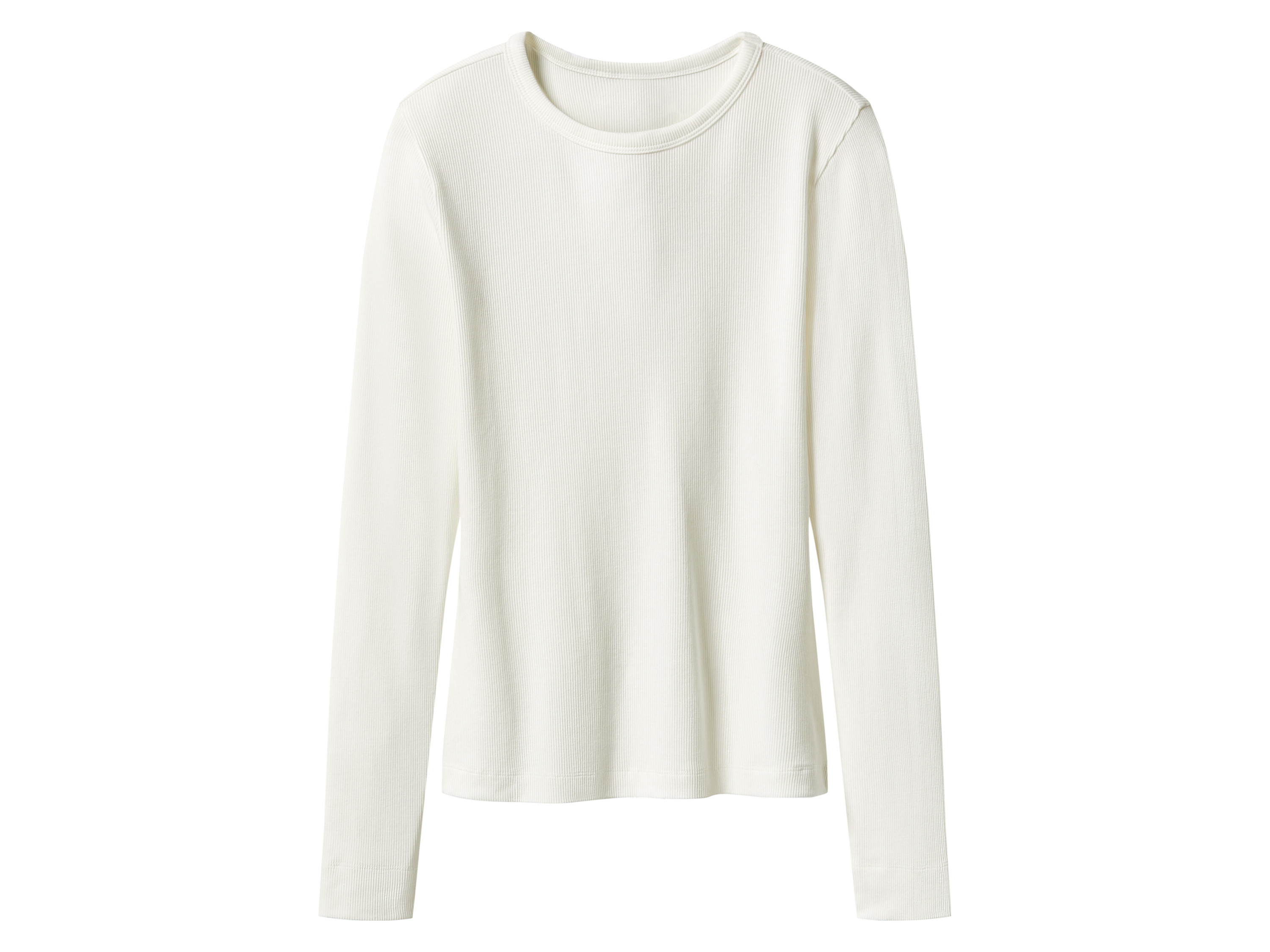 esmara Koszulka z długim rękawem damska Biały, S36/38