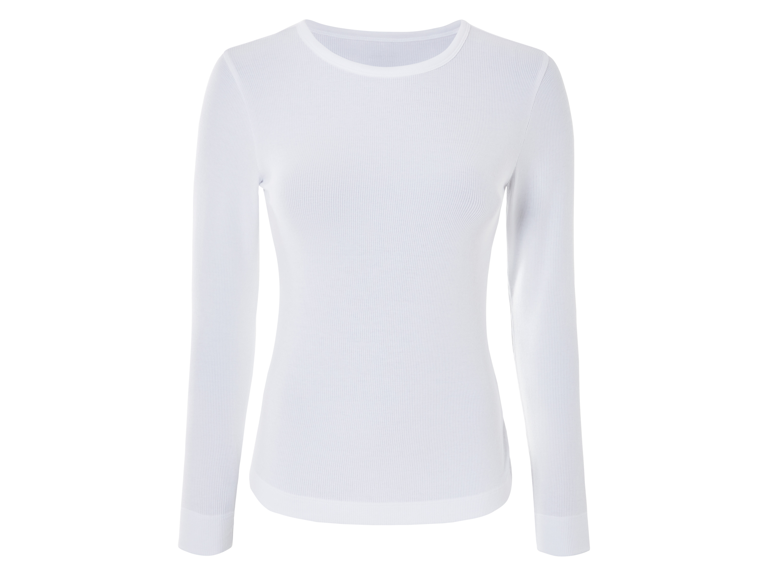 esmara Koszulka z długim rękawem damska Biały, L44/46