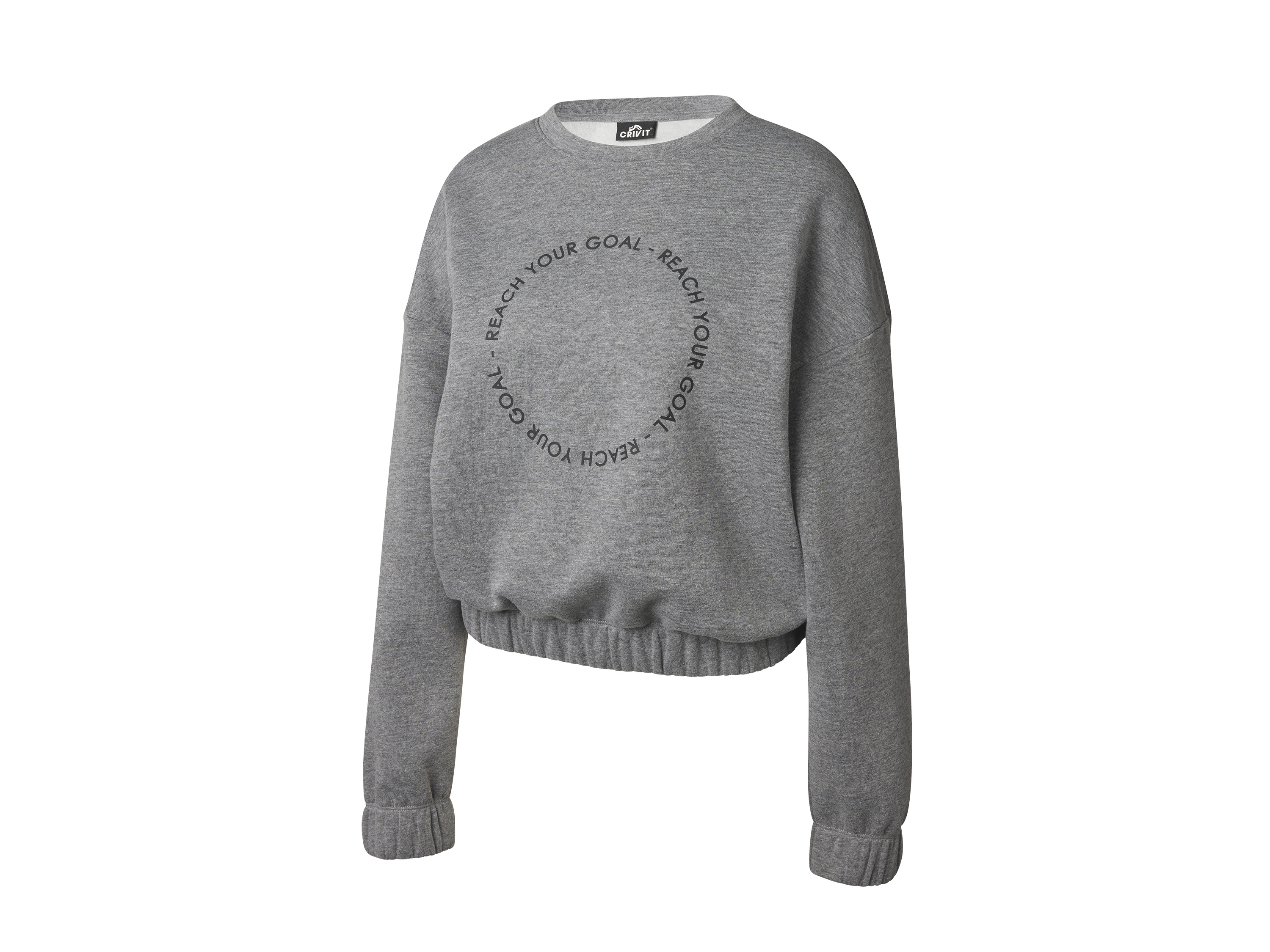 Crivit Bluza dresowa damska Szary, L44/46