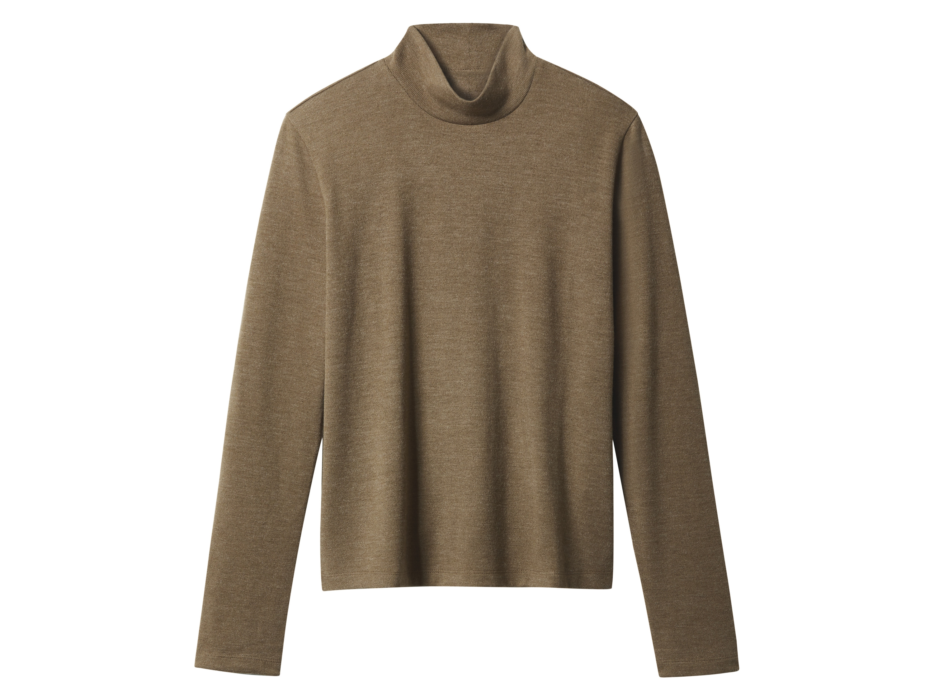 esmara Koszulka z długim rękawem damska Oliwkowy, L44/46