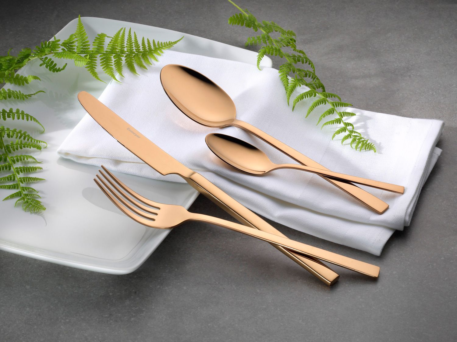 Esmeyer Komplet sztućców Melina Miedziany, 16 el.