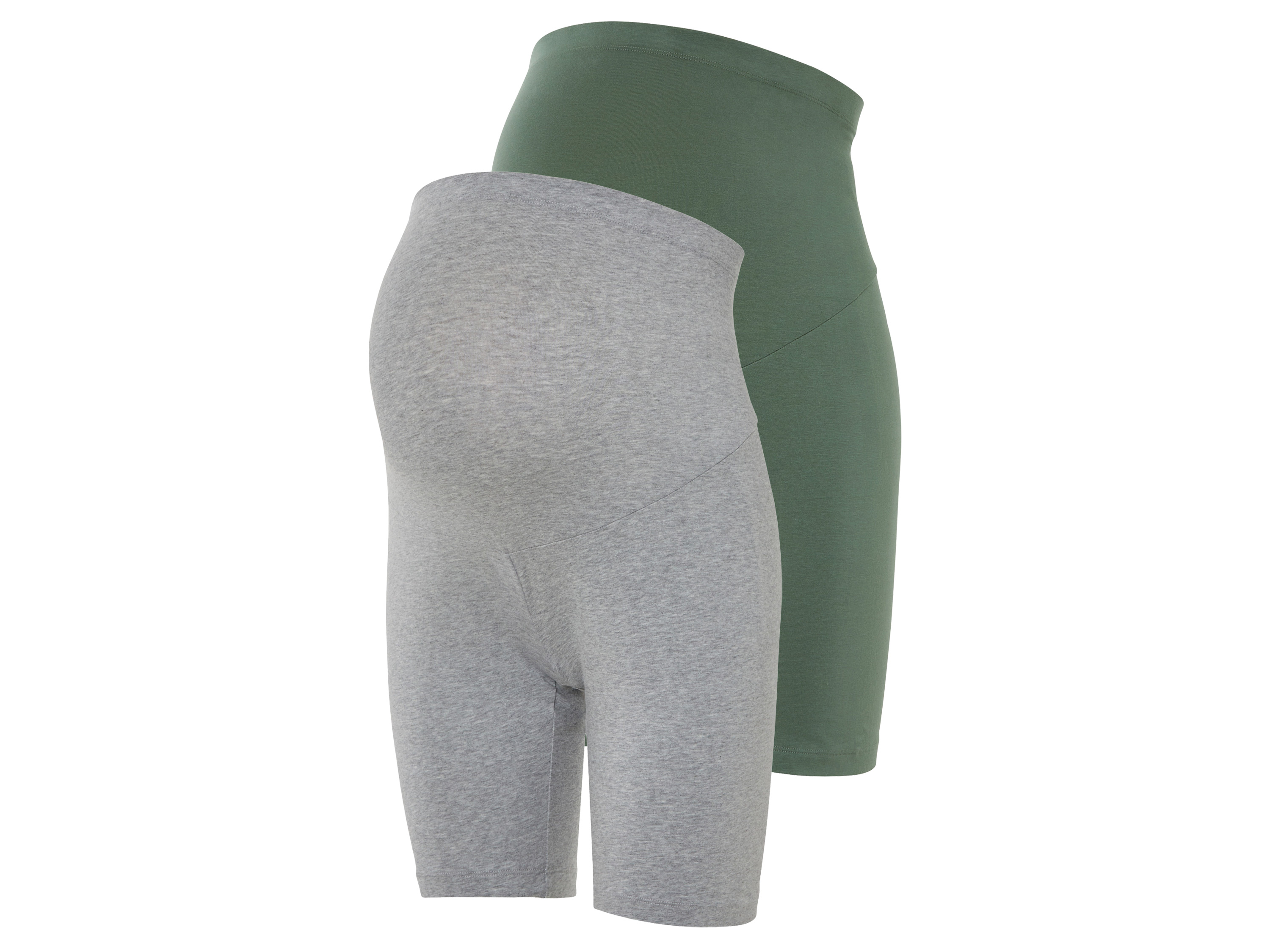 esmara Kolarki ciążowe z biobawełną, 2 pary Zielony/ szary, Xl48/50