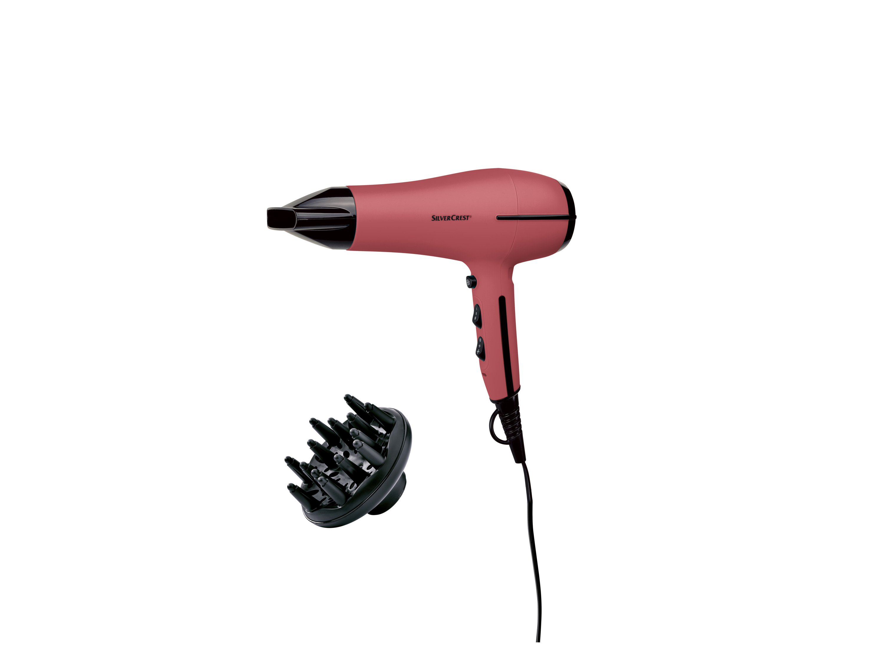 Silvercrest Personal Care Suszarka do włosów z czujnikiem dotykowym z jonizacją Malinowy