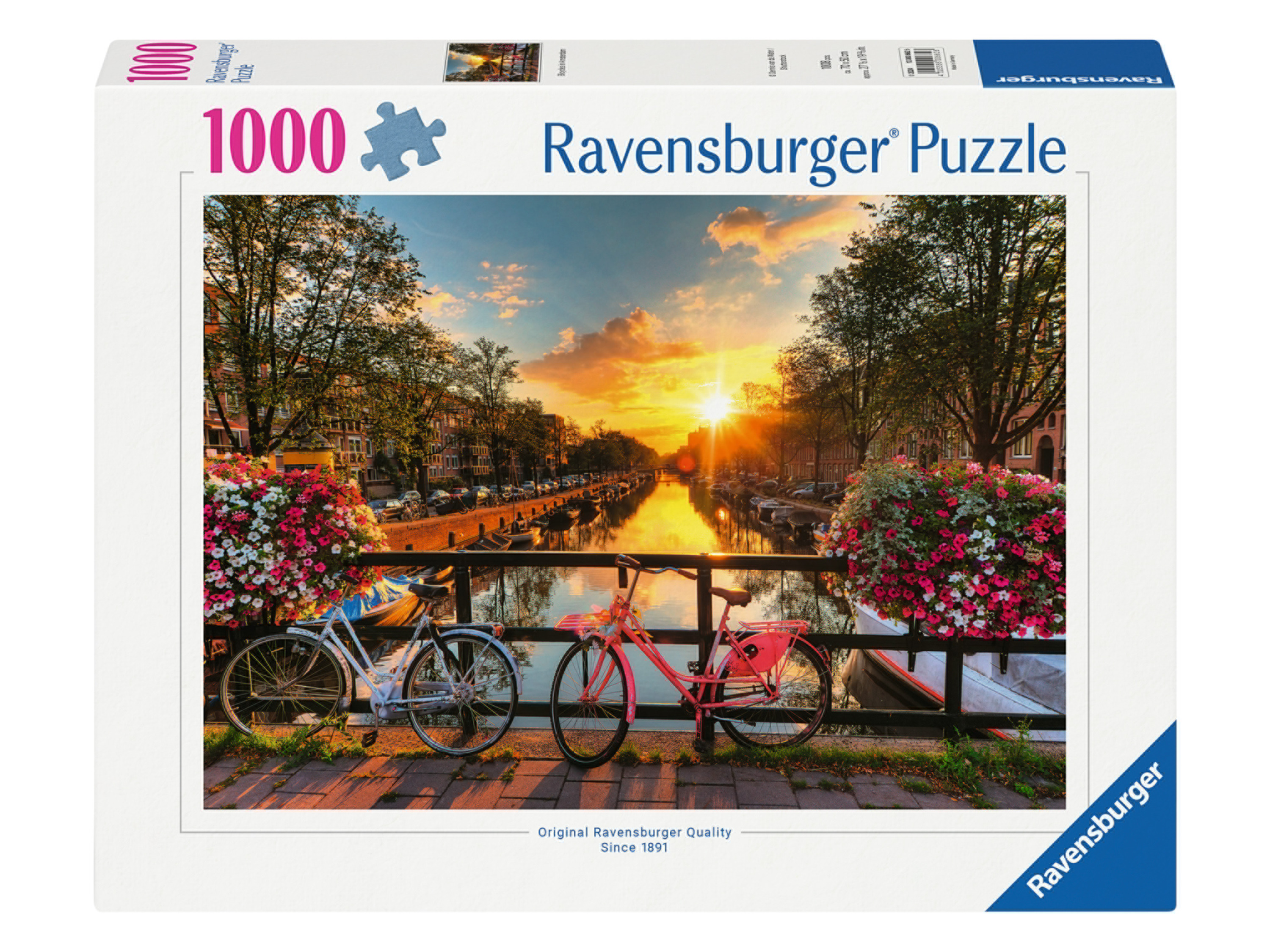 Ravensburger Puzzle 1000 elementów Rowery w Amsterdamie